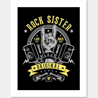 Rock Sister Posters and Art